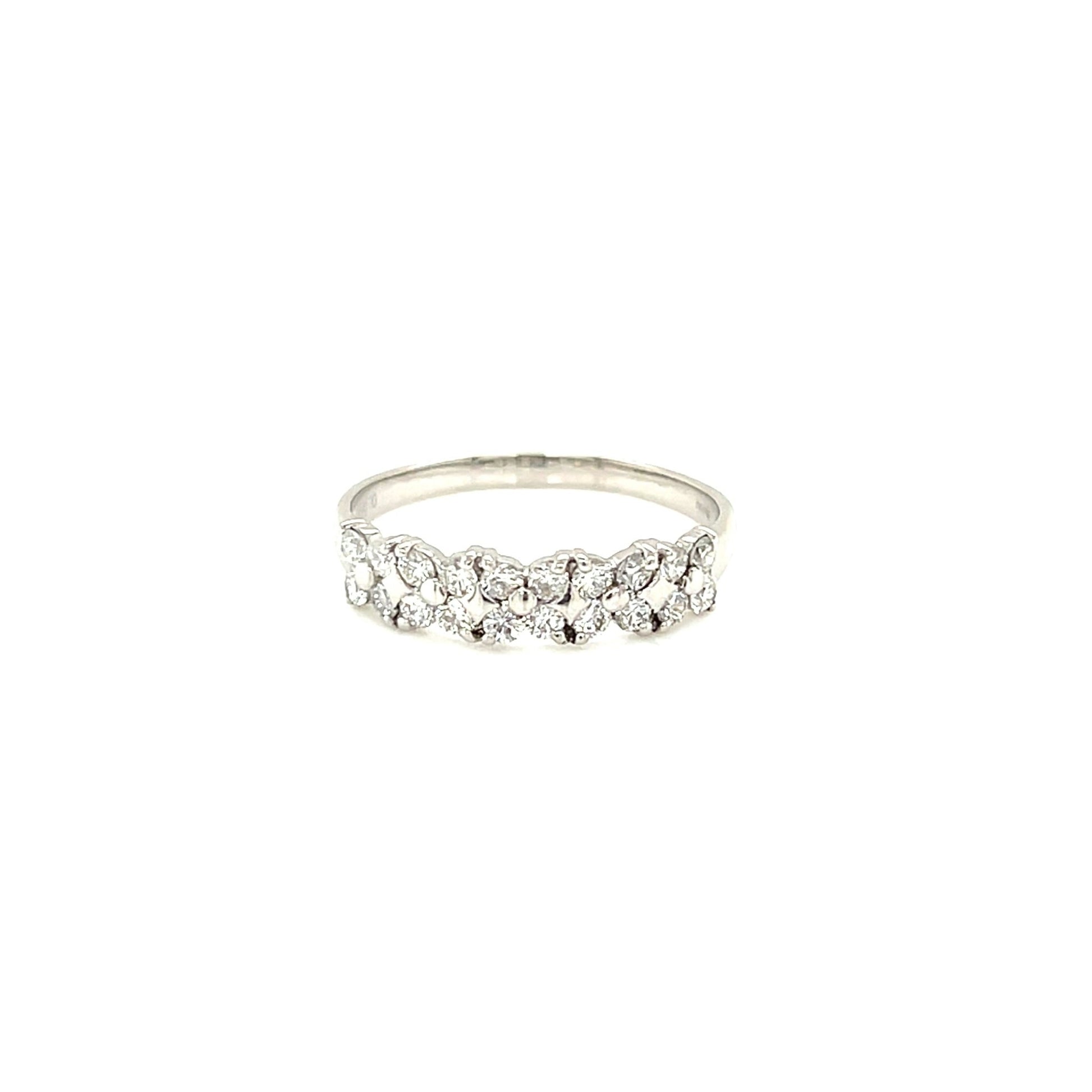 Double Line Rhombus Ring 0.5ct - JMW Jewelry Wholesale
