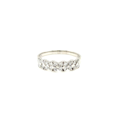 Double Line Rhombus Ring 0.5ct - JMW Jewelry Wholesale