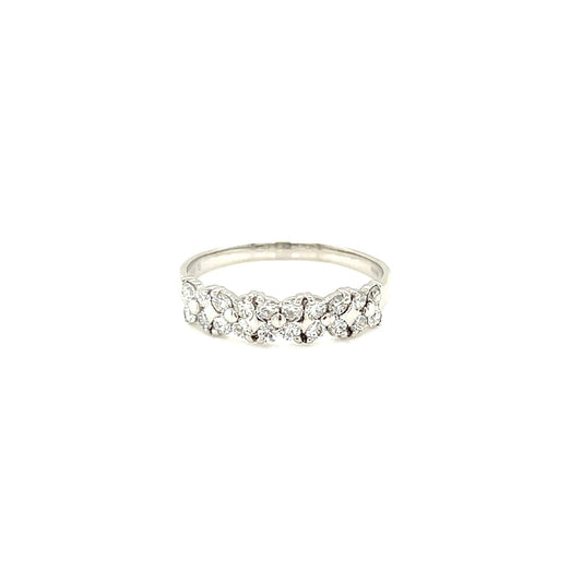 Double Line Rhombus Ring 0.5ct - JMW Jewelry Wholesale