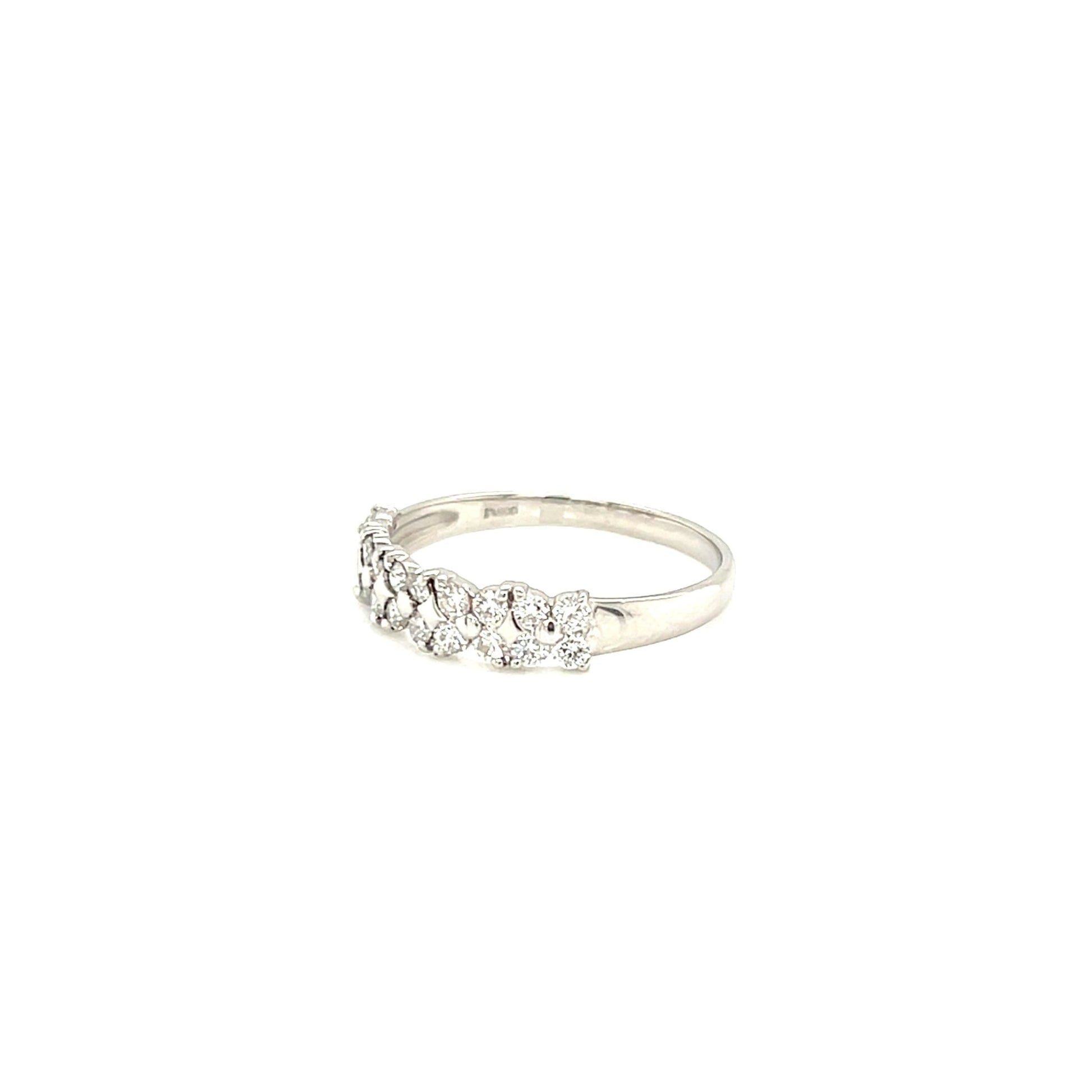 Double Line Rhombus Ring 0.5ct - JMW Jewelry Wholesale