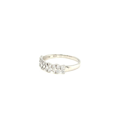 Double Line Rhombus Ring 0.5ct - JMW Jewelry Wholesale