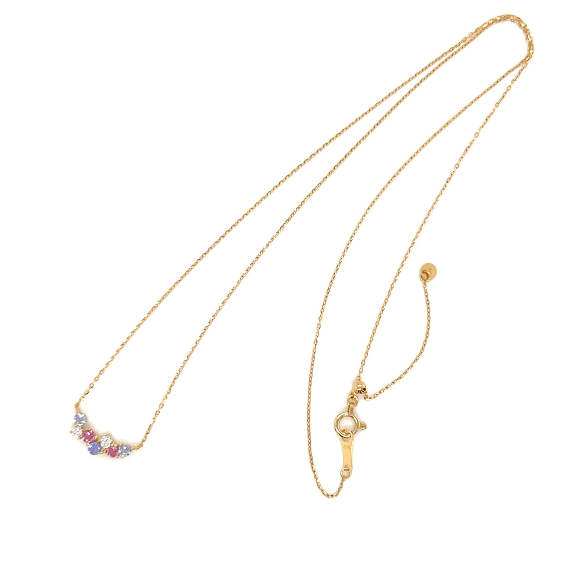Dreamy Wavy Smile Necklace 0.07ct - JMW Jewelry Wholesale
