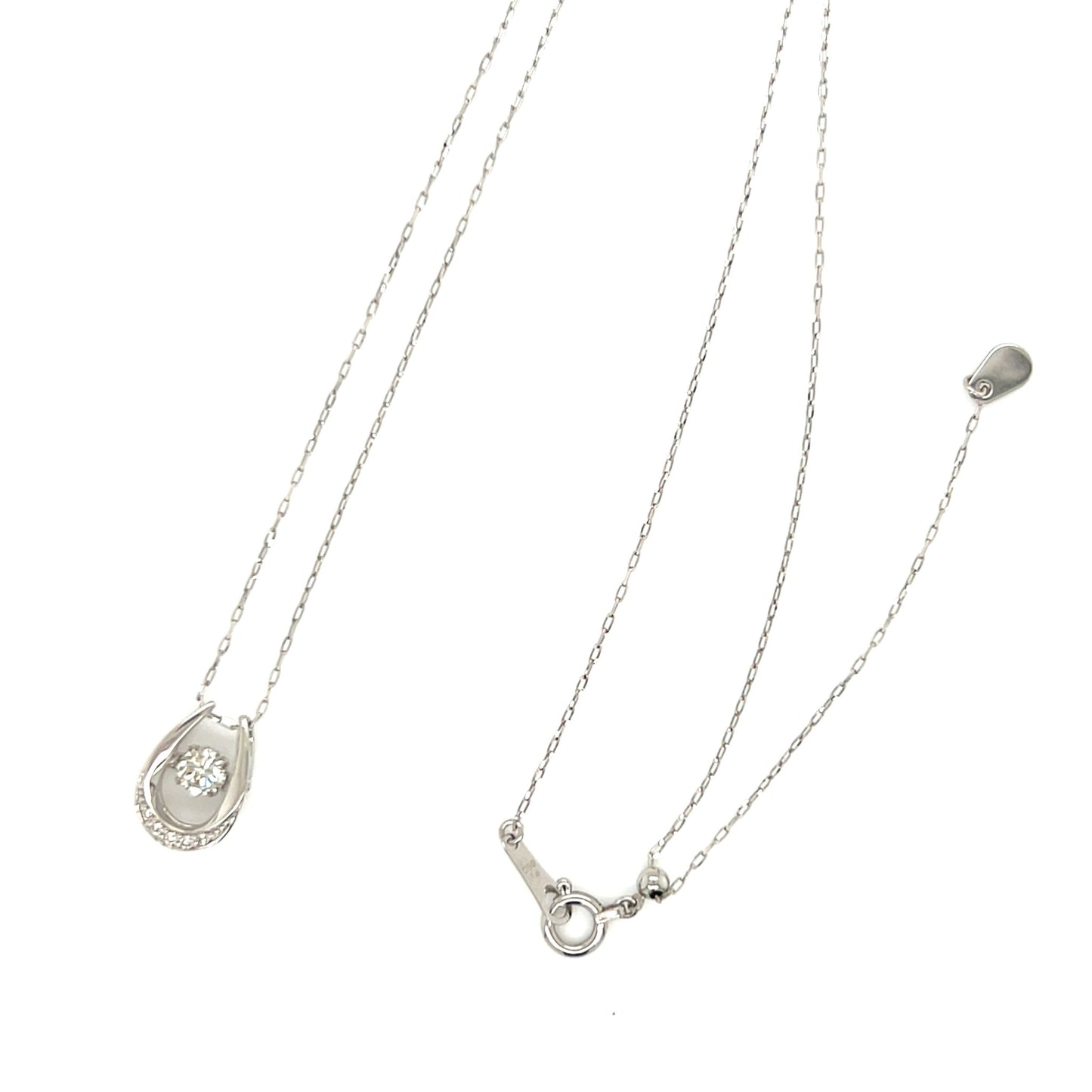 DS Horseshoe Necklace 0.19/0.02ct - JMW Jewelry Wholesale
