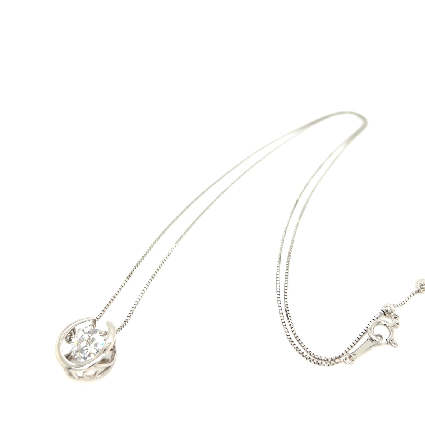 DS Horseshoe Necklace 1ct - JMW Jewelry Wholesale