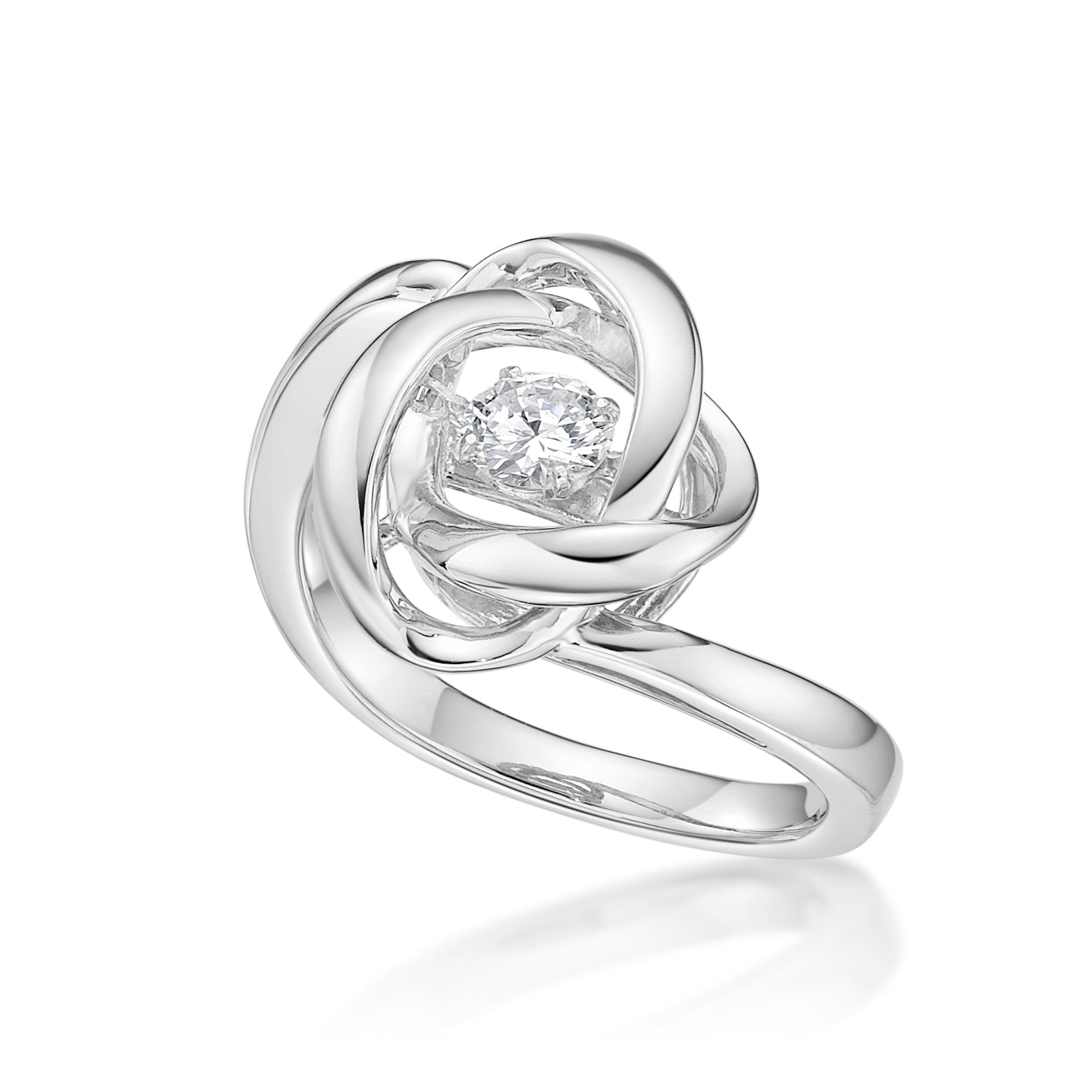 DS Swirl Ring 0.2ct - JMW Jewelry Wholesale