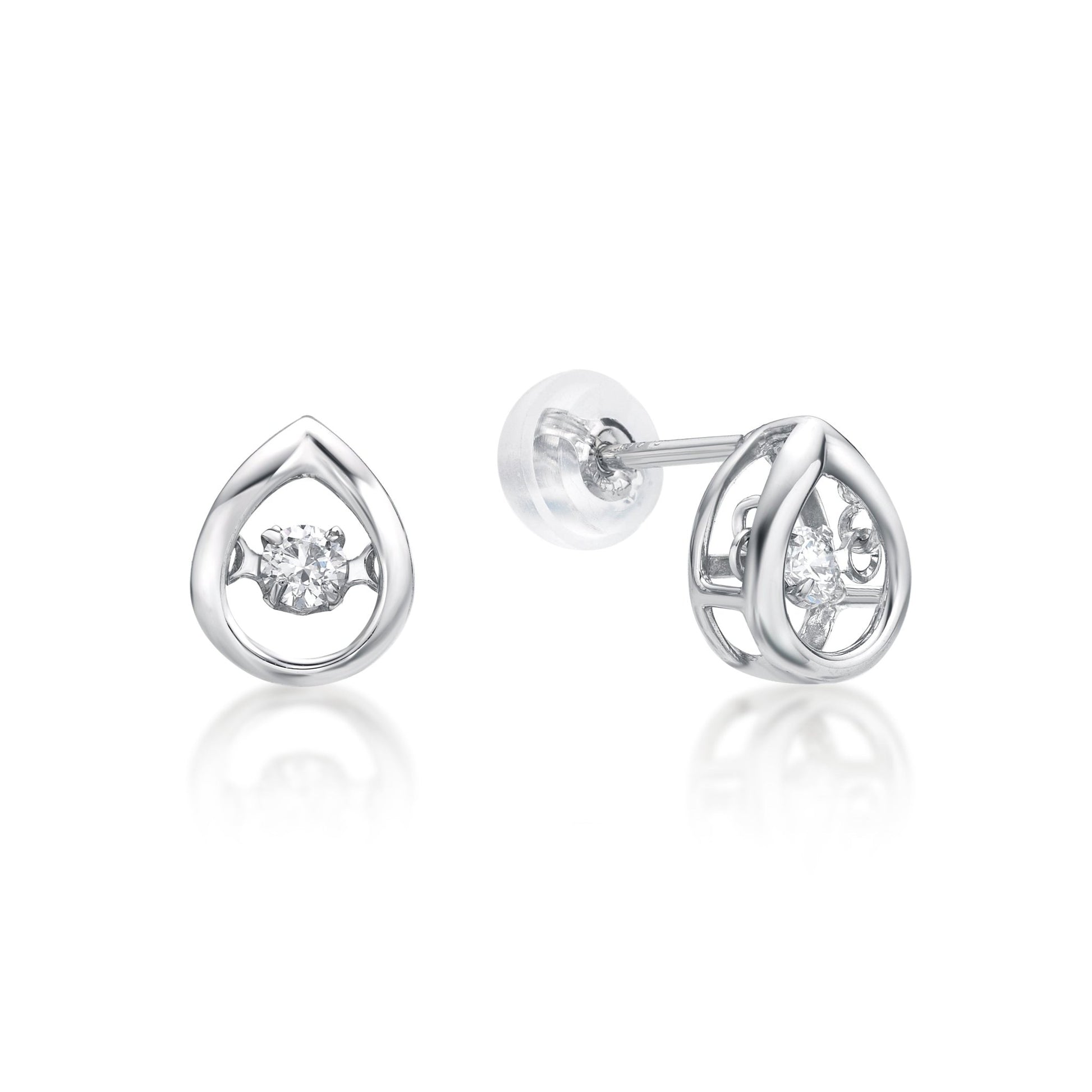 DS Waterdrop Earrings 0.1ct - JMW Jewelry Wholesale