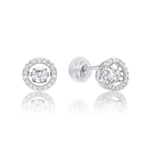 DS Wreath Earrings 0.1/0.05ct - JMW Jewelry Wholesale