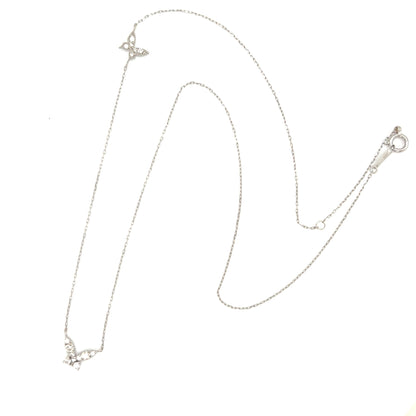 Dual Pointed Butterfly Necklace 0.15/0.05ct - JMW Jewelry Wholesale