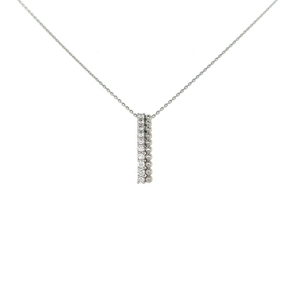 Duo Row Necklace 0.2ct - JMW Jewelry Wholesale