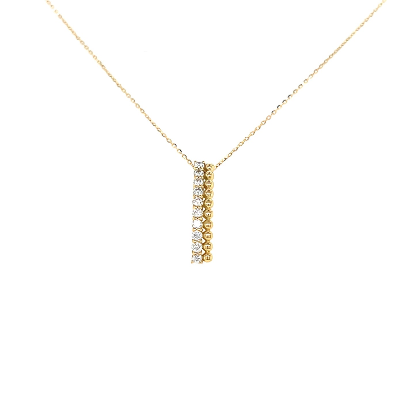 Duo Row Necklace 0.2ct - JMW Jewelry Wholesale