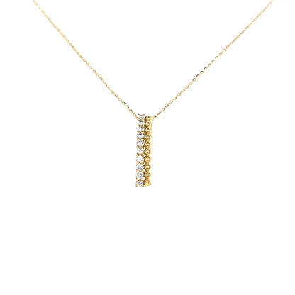 Duo Row Necklace 0.2ct - JMW Jewelry Wholesale