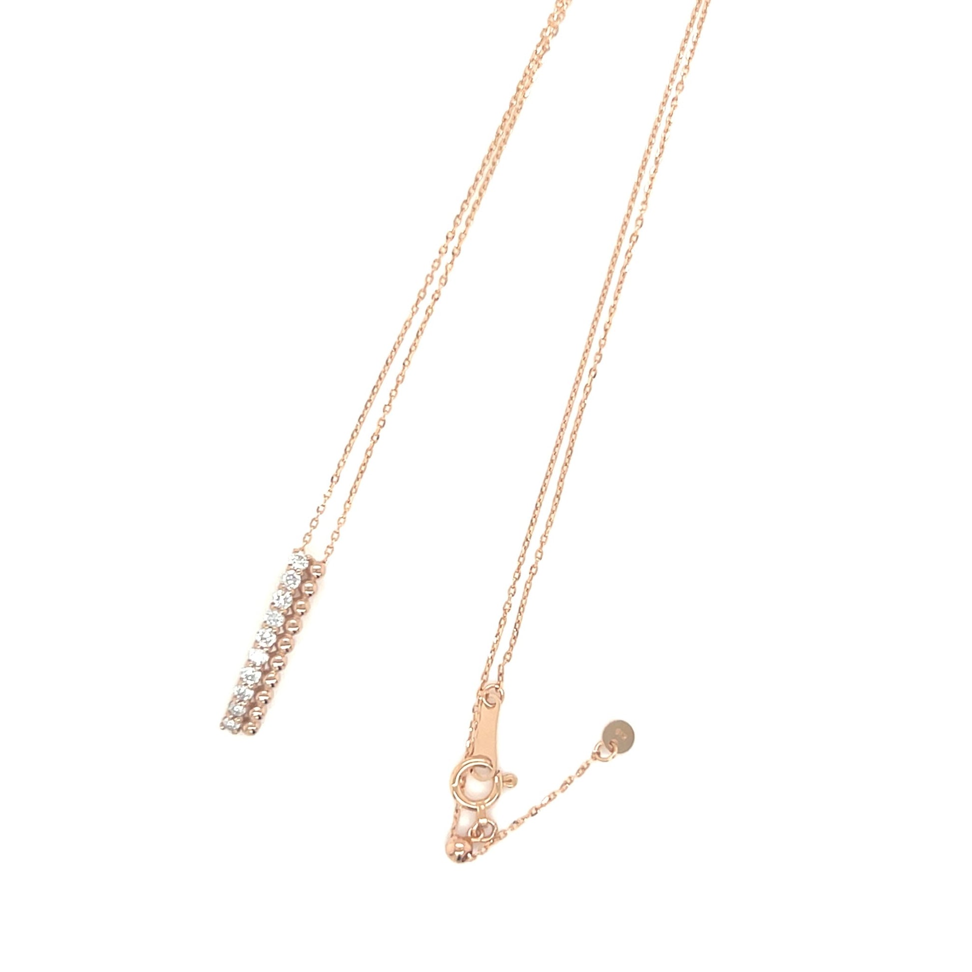 Duo Row Necklace 0.2ct - JMW Jewelry Wholesale