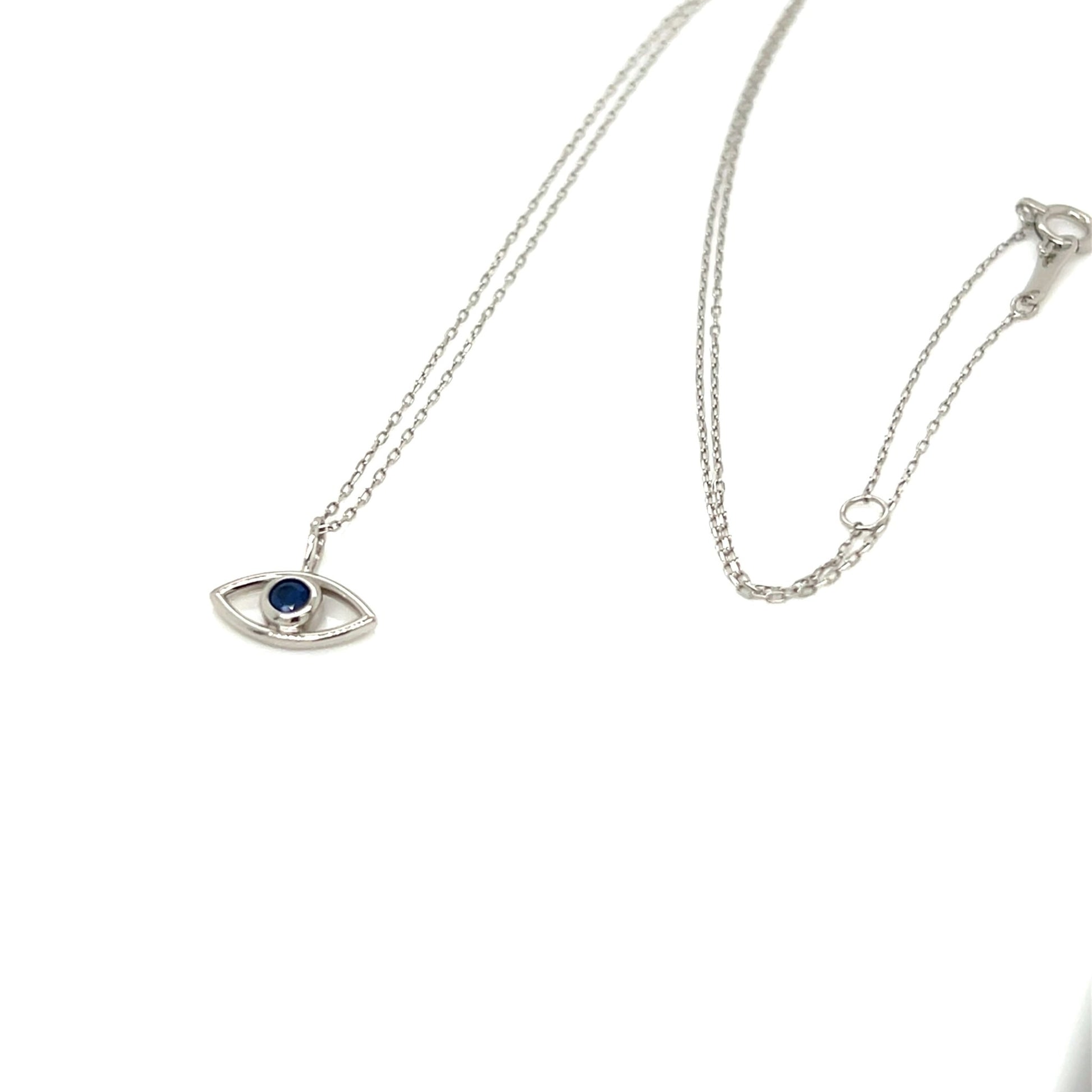 Evil Eye Necklace 0.11ct - JMW Jewelry Wholesale