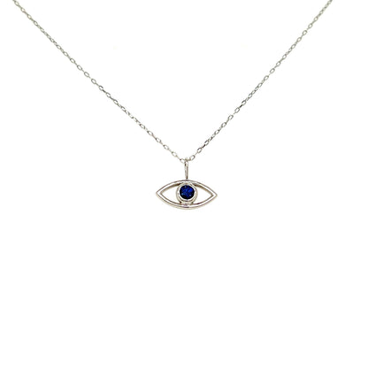 Evil Eye Necklace 0.11ct - JMW Jewelry Wholesale