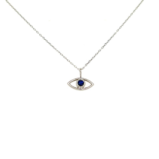 Evil Eye Necklace 0.11ct - JMW Jewelry Wholesale