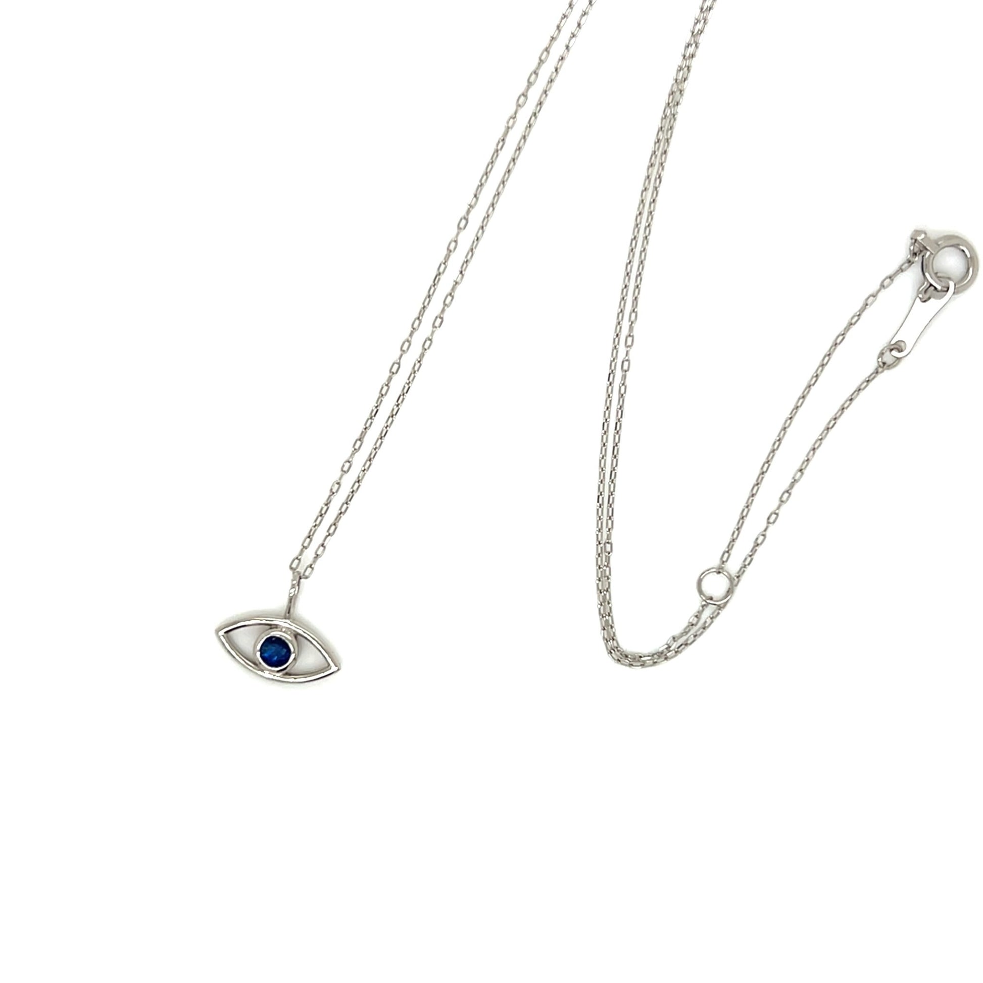 Evil Eye Necklace 0.11ct - JMW Jewelry Wholesale