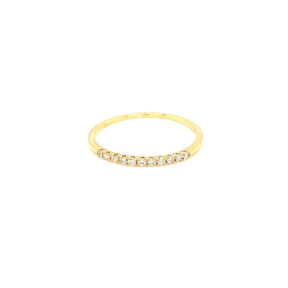 Fine Half Eternity Ring 0.1ct - JMW Jewelry Wholesale