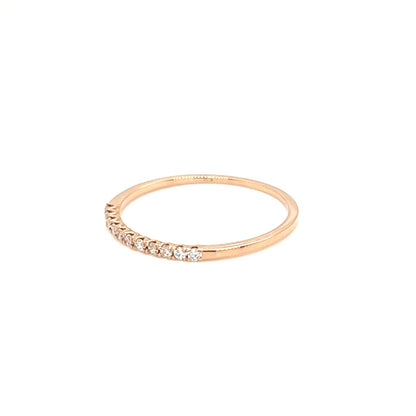 Fine Half Eternity Ring 0.1ct - JMW Jewelry Wholesale
