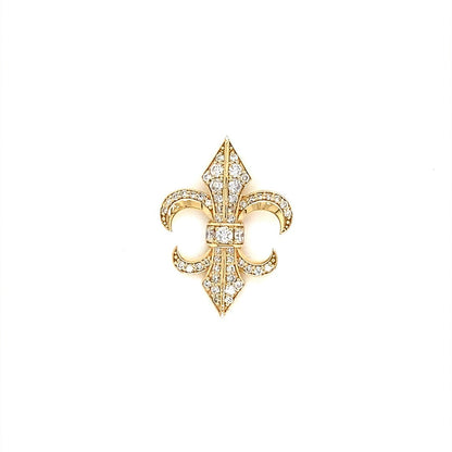 Fleur - de - lis Pendant 0.5ct - JMW Jewelry Wholesale