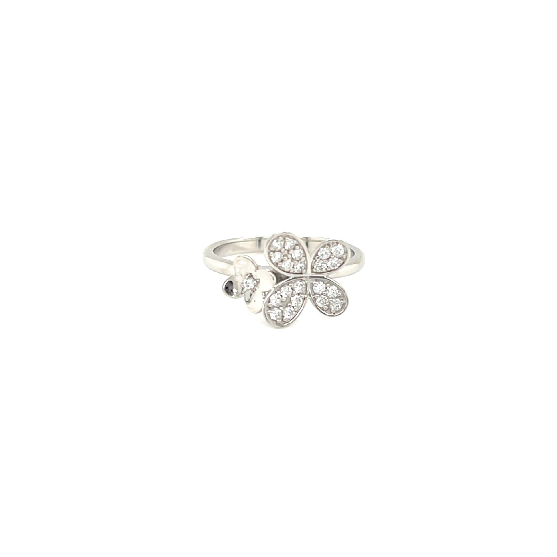 Floral Butterfly Ring 0.23ct - JMW Jewelry Wholesale