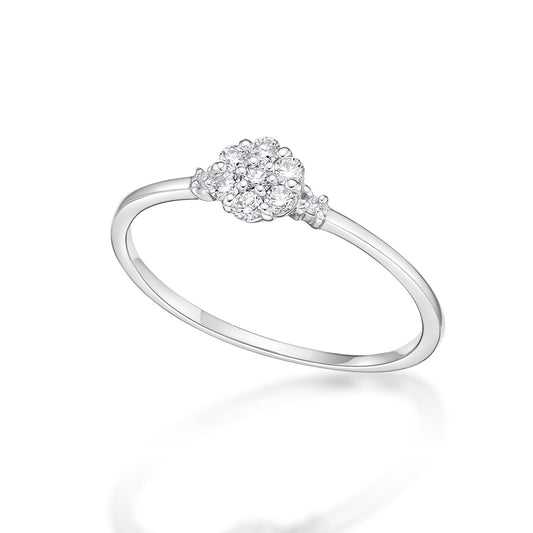 Flower Ring 0.13ct - JMW Jewelry Wholesale