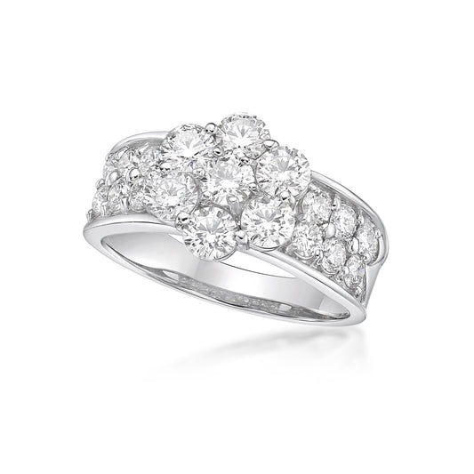 Flower Ring 1.80ct - JMW Jewelry Wholesale