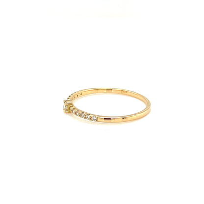Four Claw Pave ring 0.1ct - JMW Jewelry Wholesale