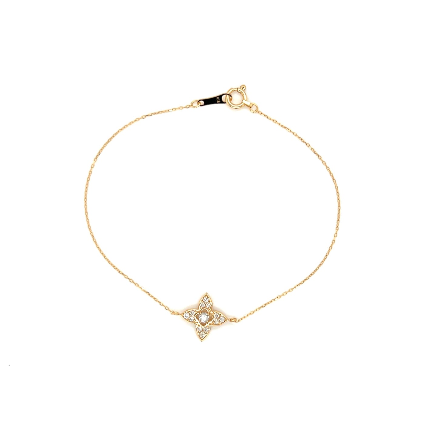 Four Tip Flower Bracelet 0.15ct - JMW Jewelry Wholesale