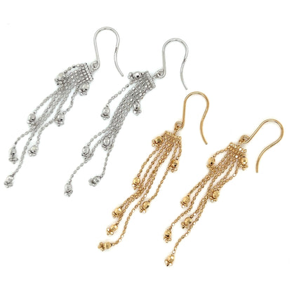 Gold Beads Drop Earrings - JMW Jewelry Wholesale