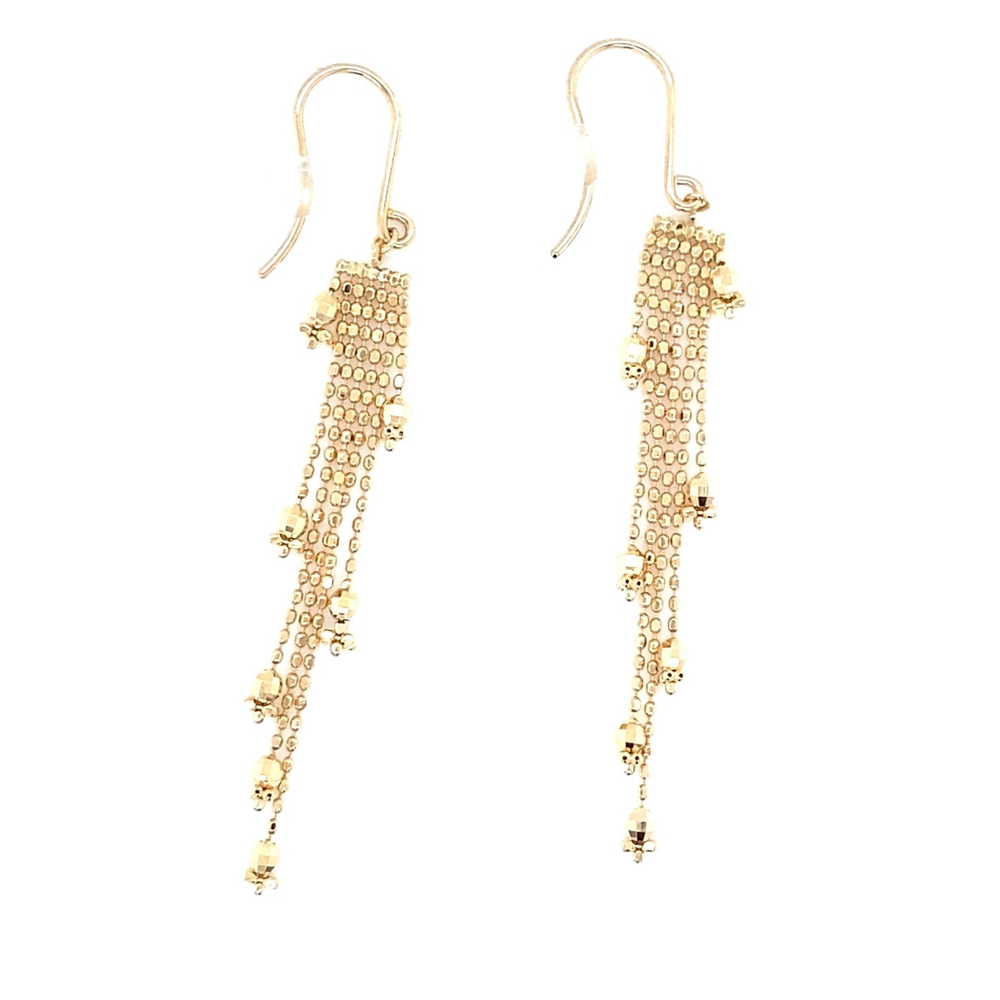 Gold Beads Drop Earrings - JMW Jewelry Wholesale