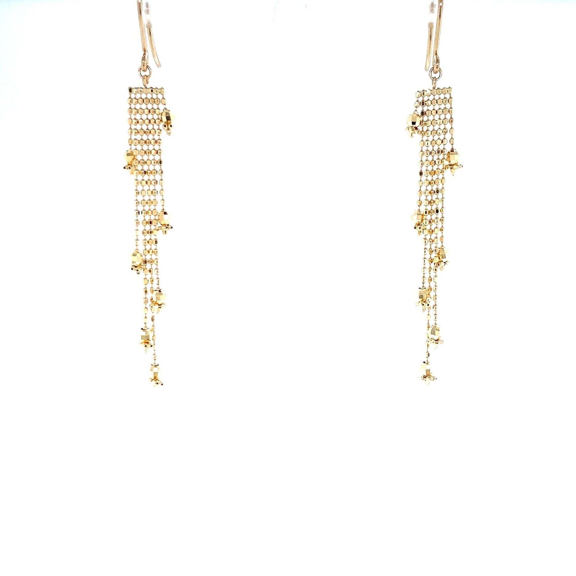 Gold Beads Drop Earrings - JMW Jewelry Wholesale