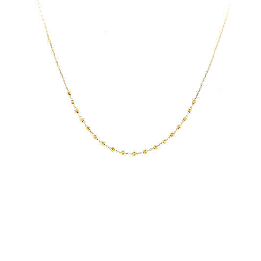 Gold Beads Necklace - JMW Jewelry Wholesale