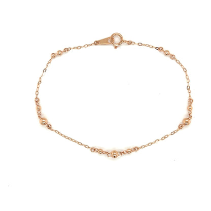 Gold Gradual Ball Bracelet - JMW Jewelry Wholesale