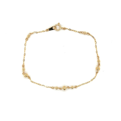 Gold Gradual Ball Bracelet - JMW Jewelry Wholesale