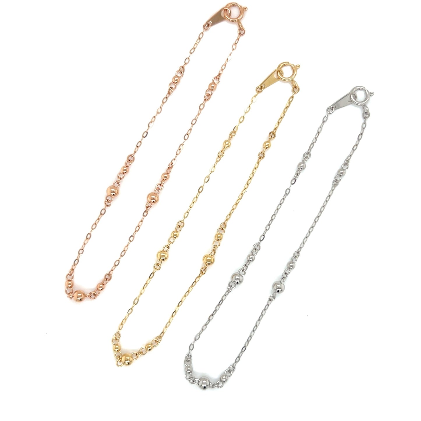 Gold Gradual Ball Bracelet - JMW Jewelry Wholesale