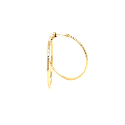 Gold Hoop Earrings N L - JMW Jewelry Wholesale