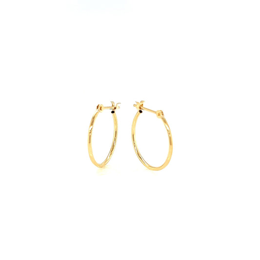 Gold Hoop Earrings S - JMW Jewelry Wholesale