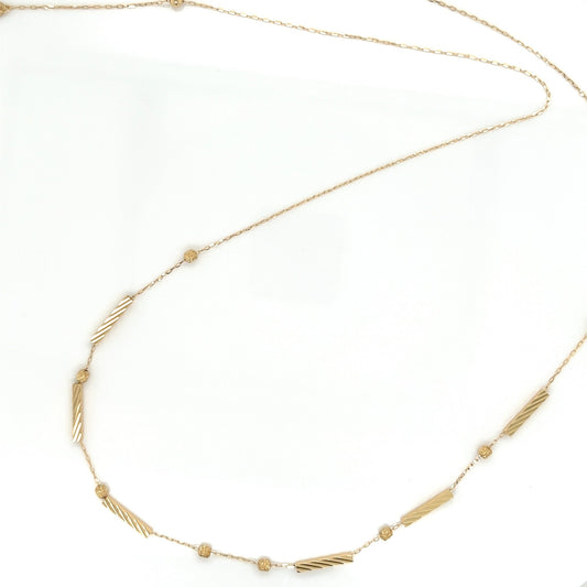 Gold Line Movable Necklace - JMW Jewelry Wholesale