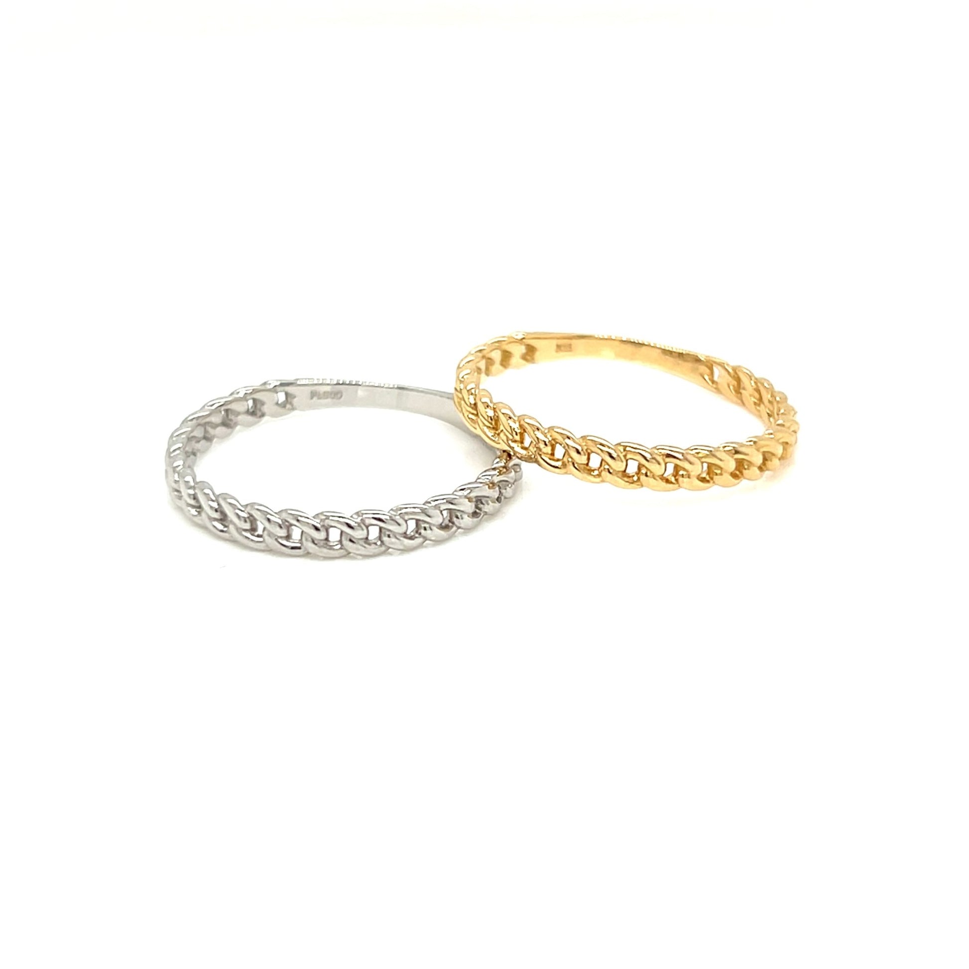 Gold Link Ring - JMW Jewelry Wholesale
