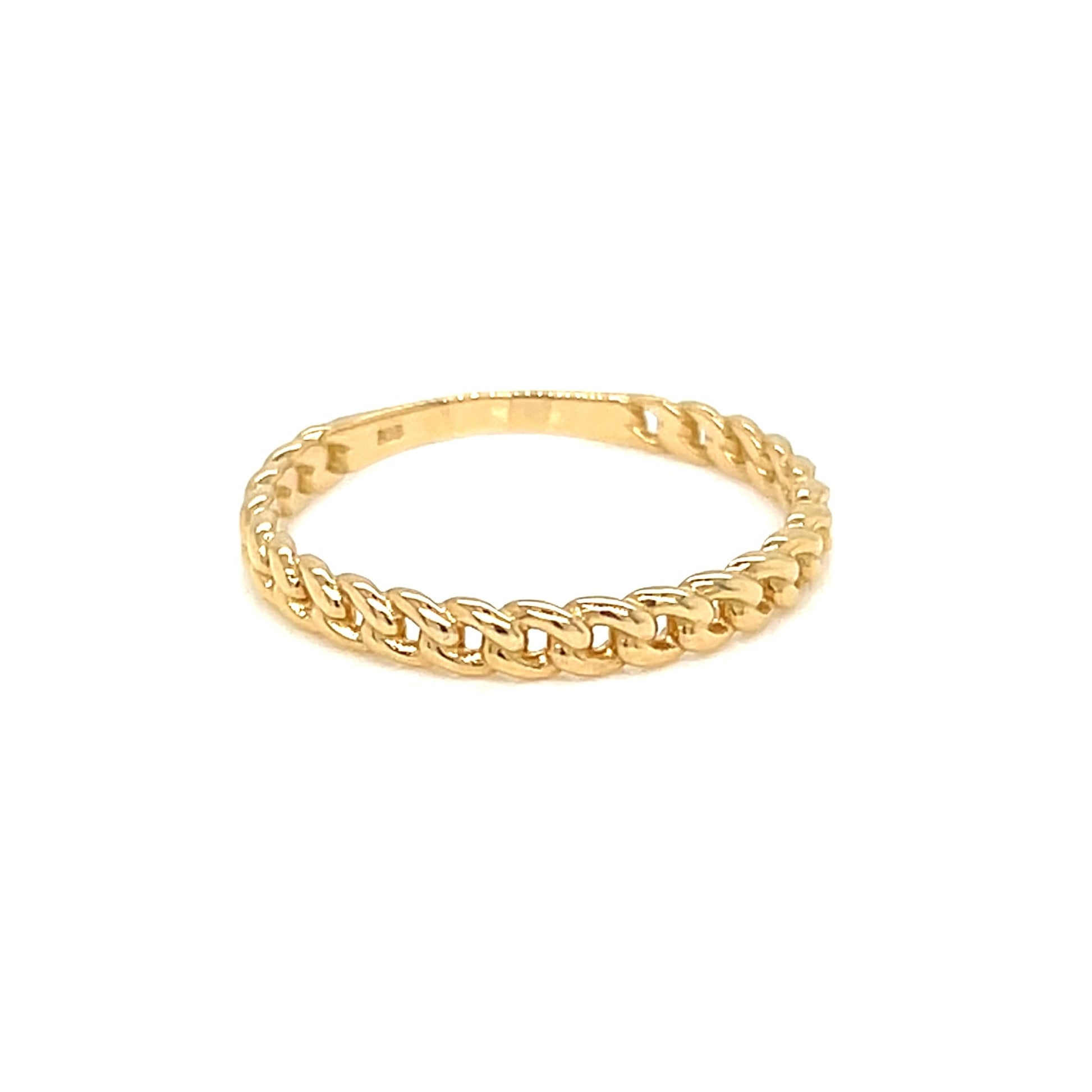 Gold Link Ring - JMW Jewelry Wholesale