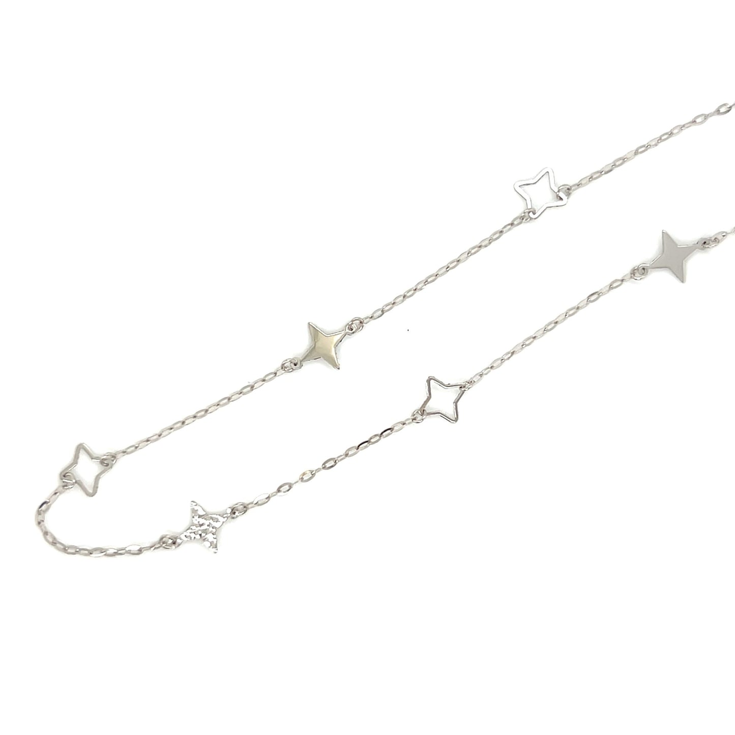 Gold Long Star Necklace - JMW Jewelry Wholesale