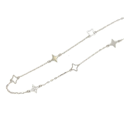 Gold Long Star Necklace - JMW Jewelry Wholesale