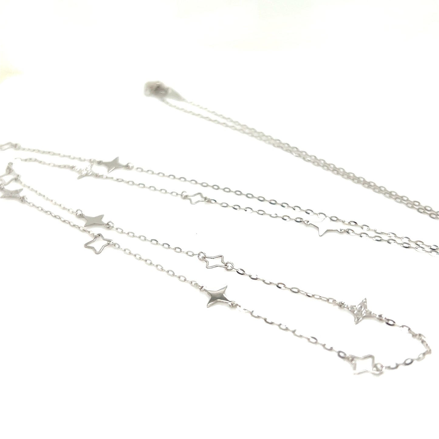 Gold Long Star Necklace - JMW Jewelry Wholesale