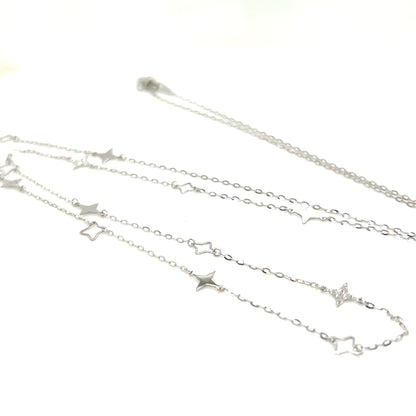 Gold Long Star Necklace - JMW Jewelry Wholesale