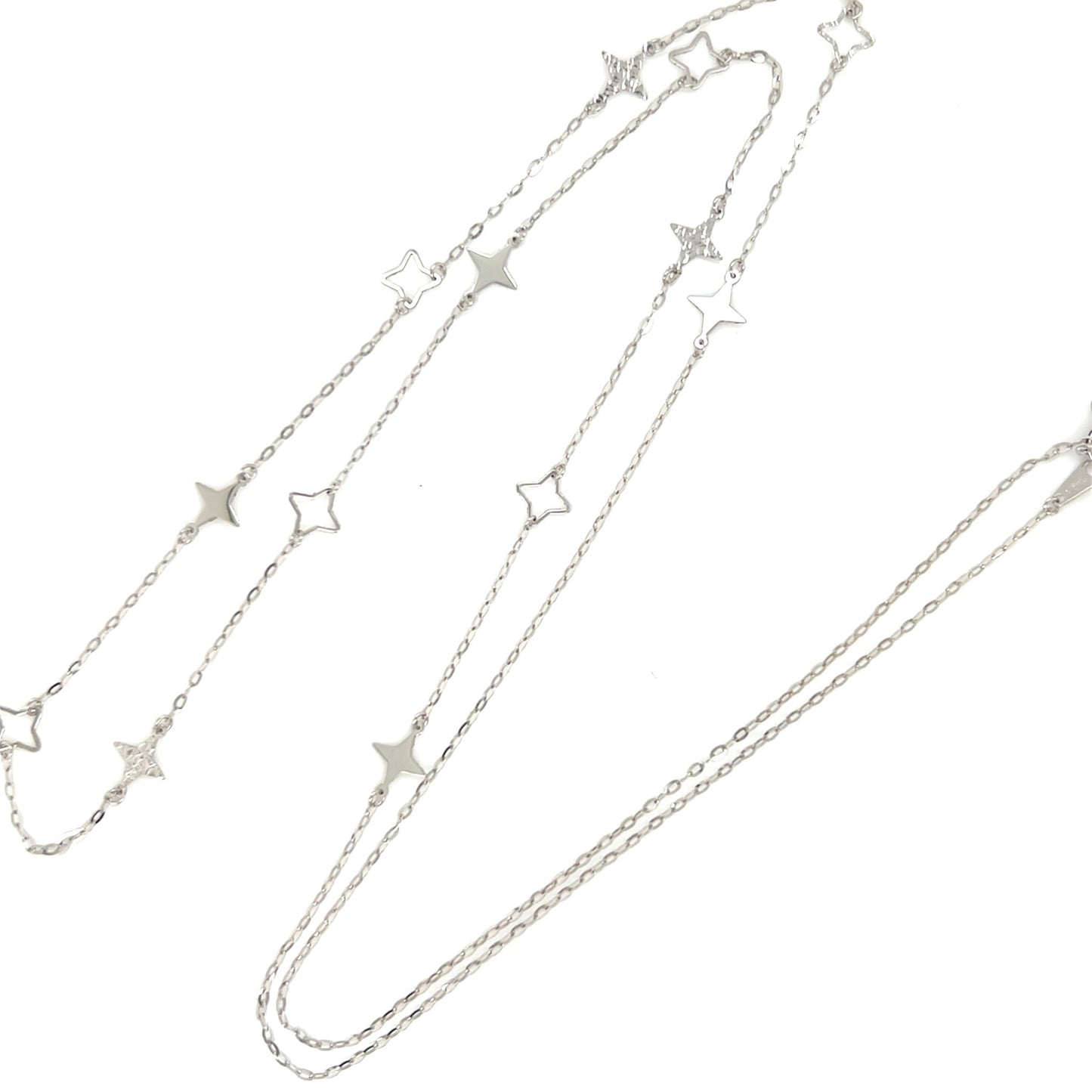 Gold Long Star Necklace - JMW Jewelry Wholesale