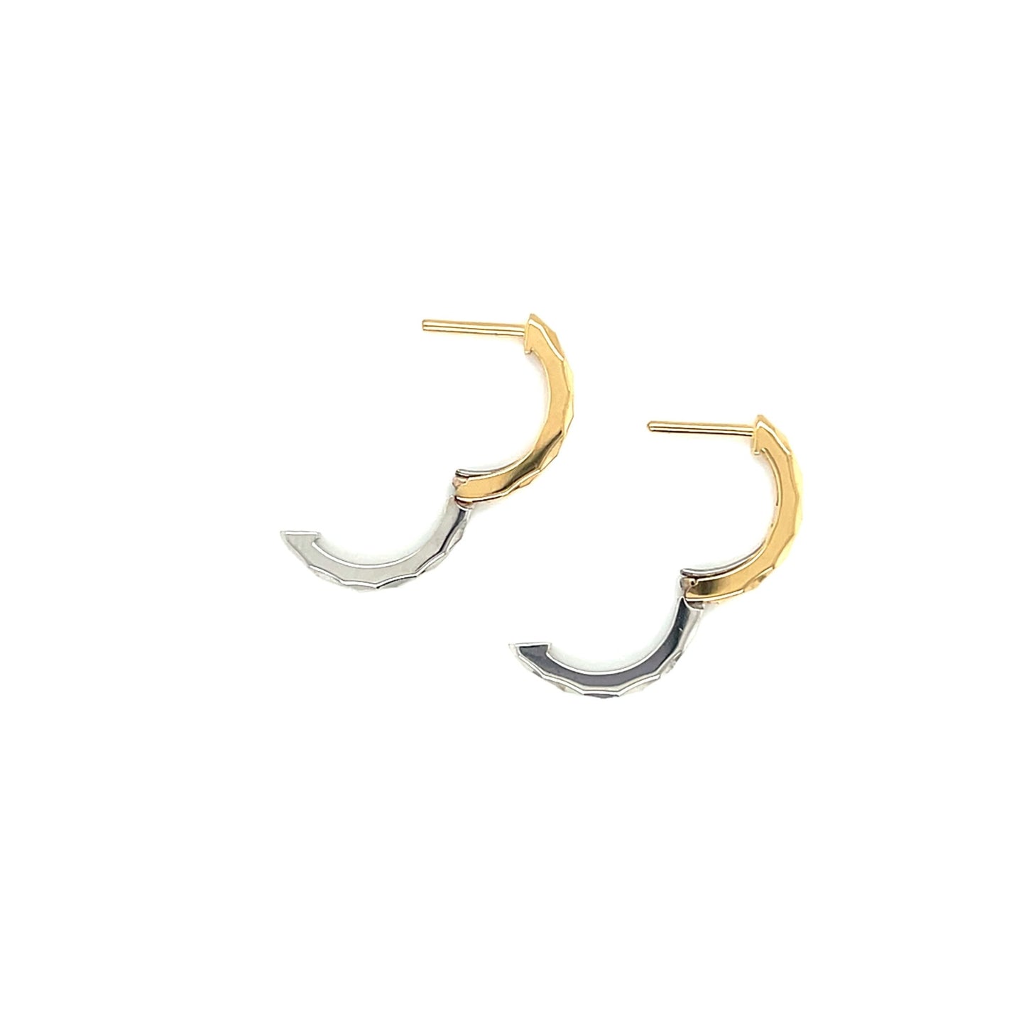 Gold Mixed color Hoop Earrings - JMW Jewelry Wholesale