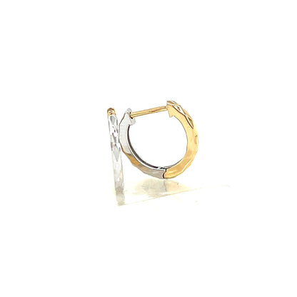Gold Mixed color Hoop Earrings - JMW Jewelry Wholesale
