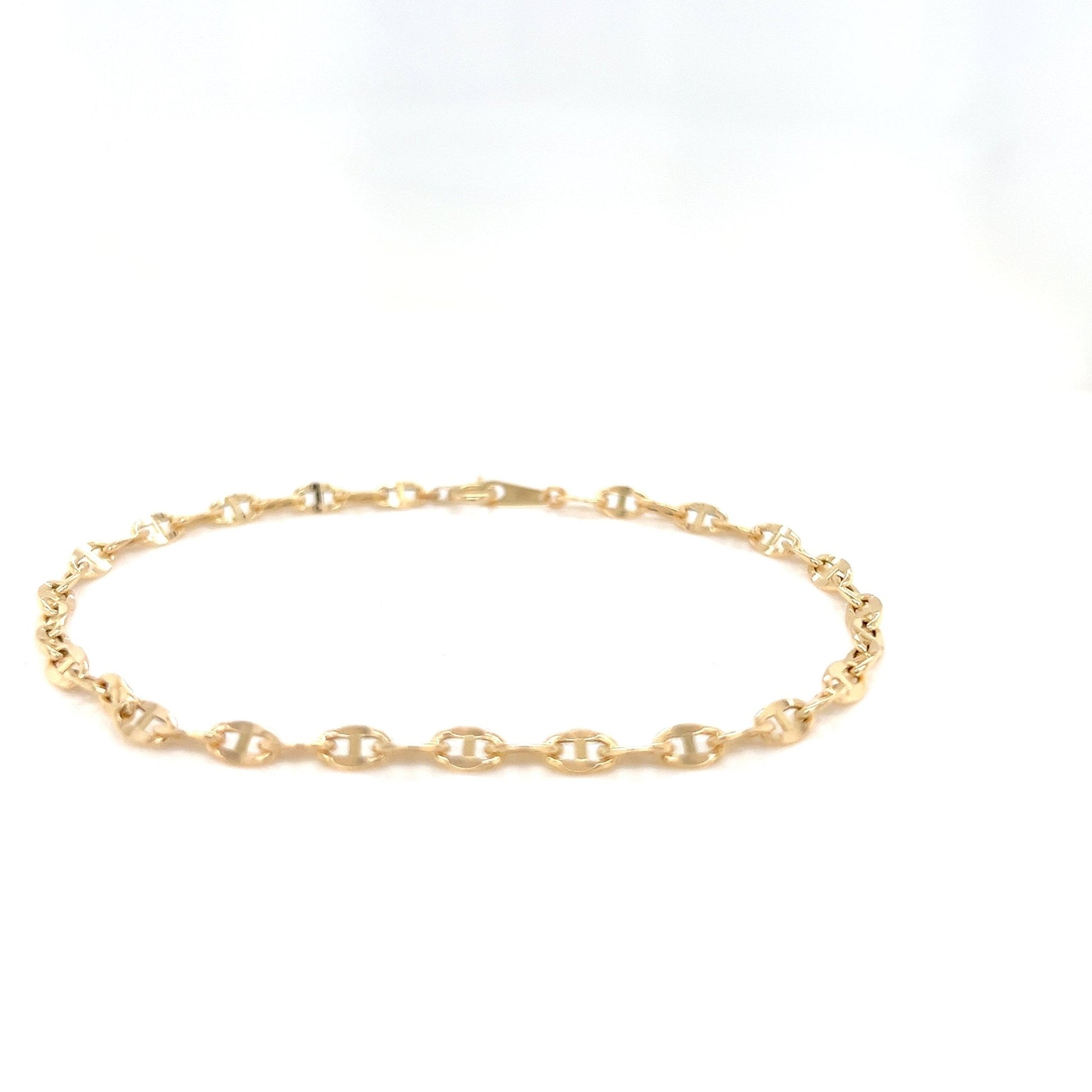 Gold Pig Nose Chain M - JMW Jewelry Wholesale