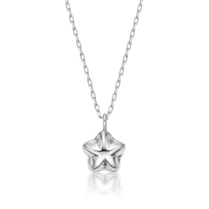 Gold Plump Star Necklace - JMW Jewelry Wholesale