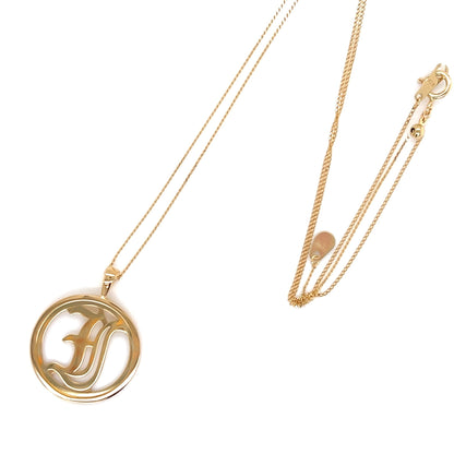 Gold Round Initial I Necklace - JMW Jewelry Wholesale